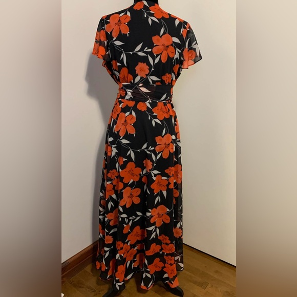 Joseph Ribkoff Summer Floral print wrap dress - Picture 7 of 7